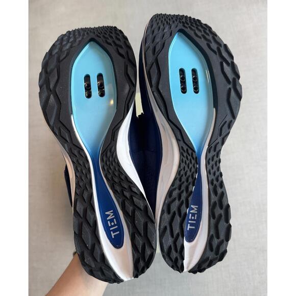 Brand New TIEM Slipstream Cycling Spin Shoes Navy Blue Women’s Size 10 - Picture 6 of 8